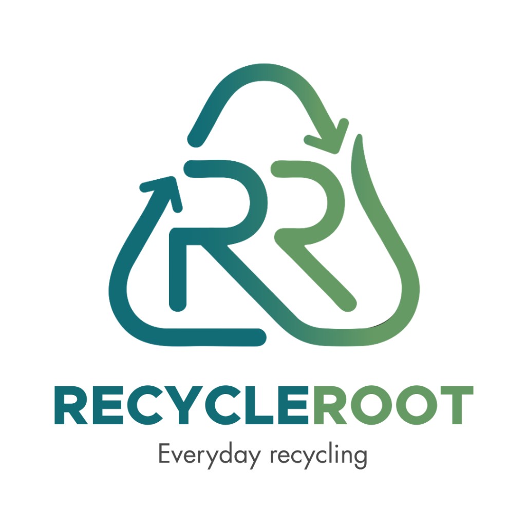 RecycleRoot square logo poster for social avatar and app icon use