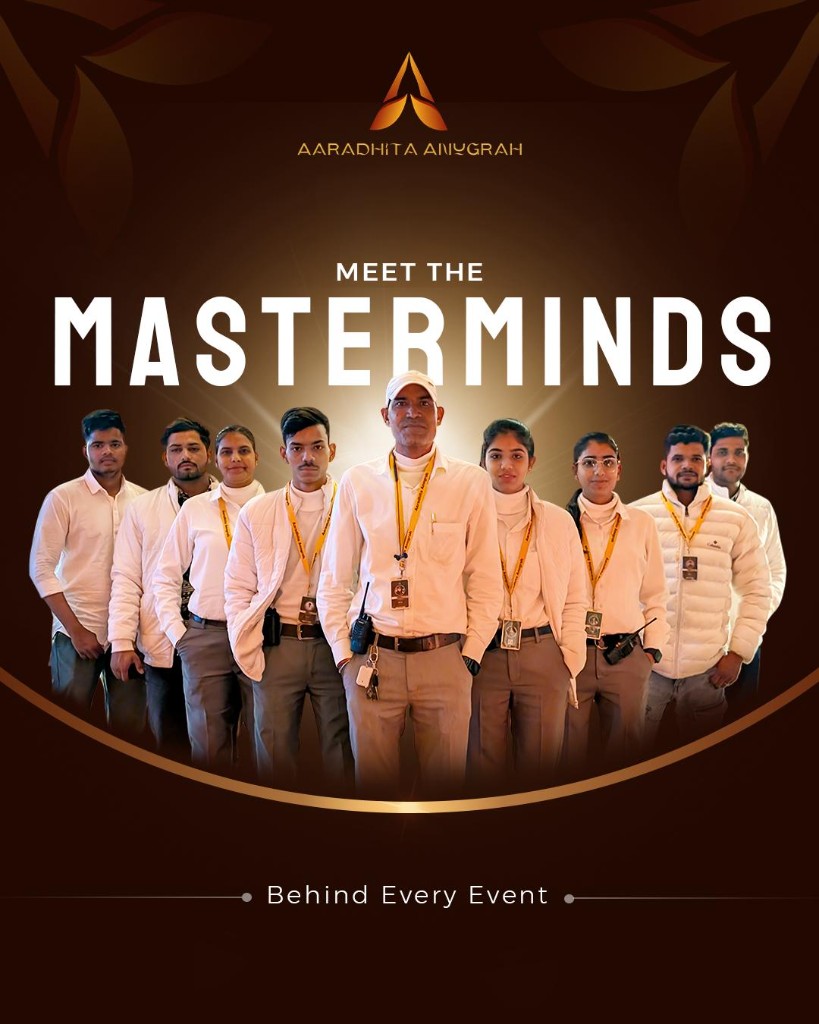 Meet the Masterminds — Aaradhita Anugrah team poster crowned by the new logo mark