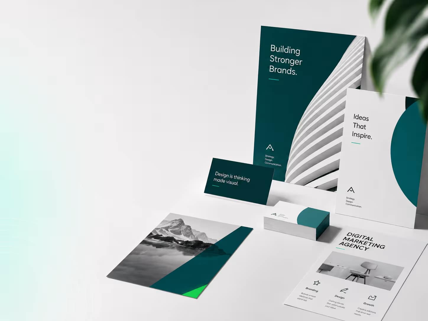 Aucio Infotech graphic designing project — social creatives, pitch decks, and brand collateral for businesses in Jaipur, India